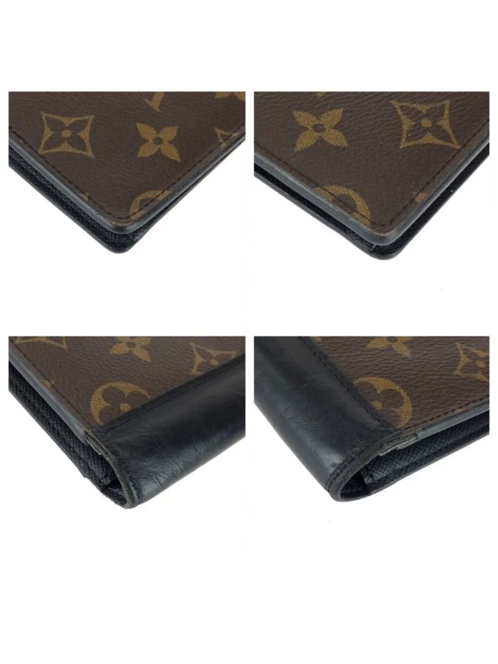 Louis Vuitton Monogram Macassar Portefeuille Brazza Brown Wallet